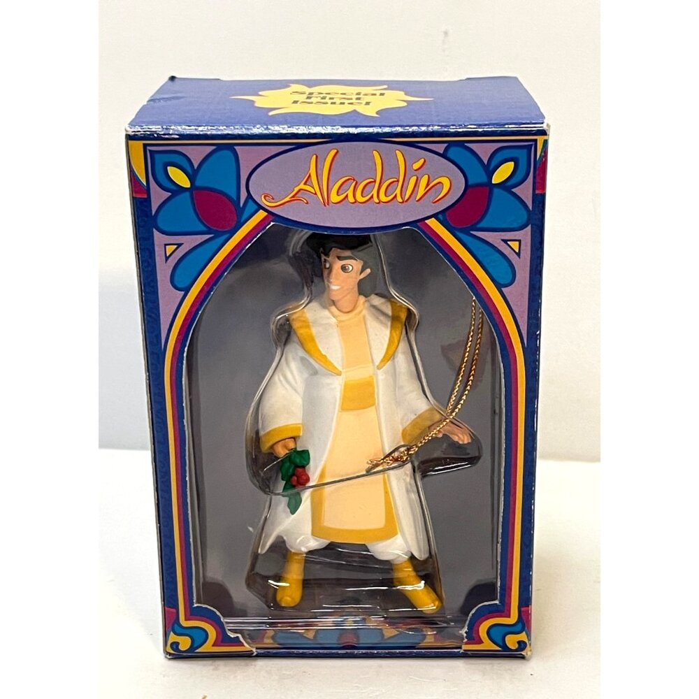 Disney Aladdin and The King of Thieves Christmas Ornament vintage 1997 Grolier